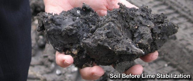 Soil Before Lime Stabilization